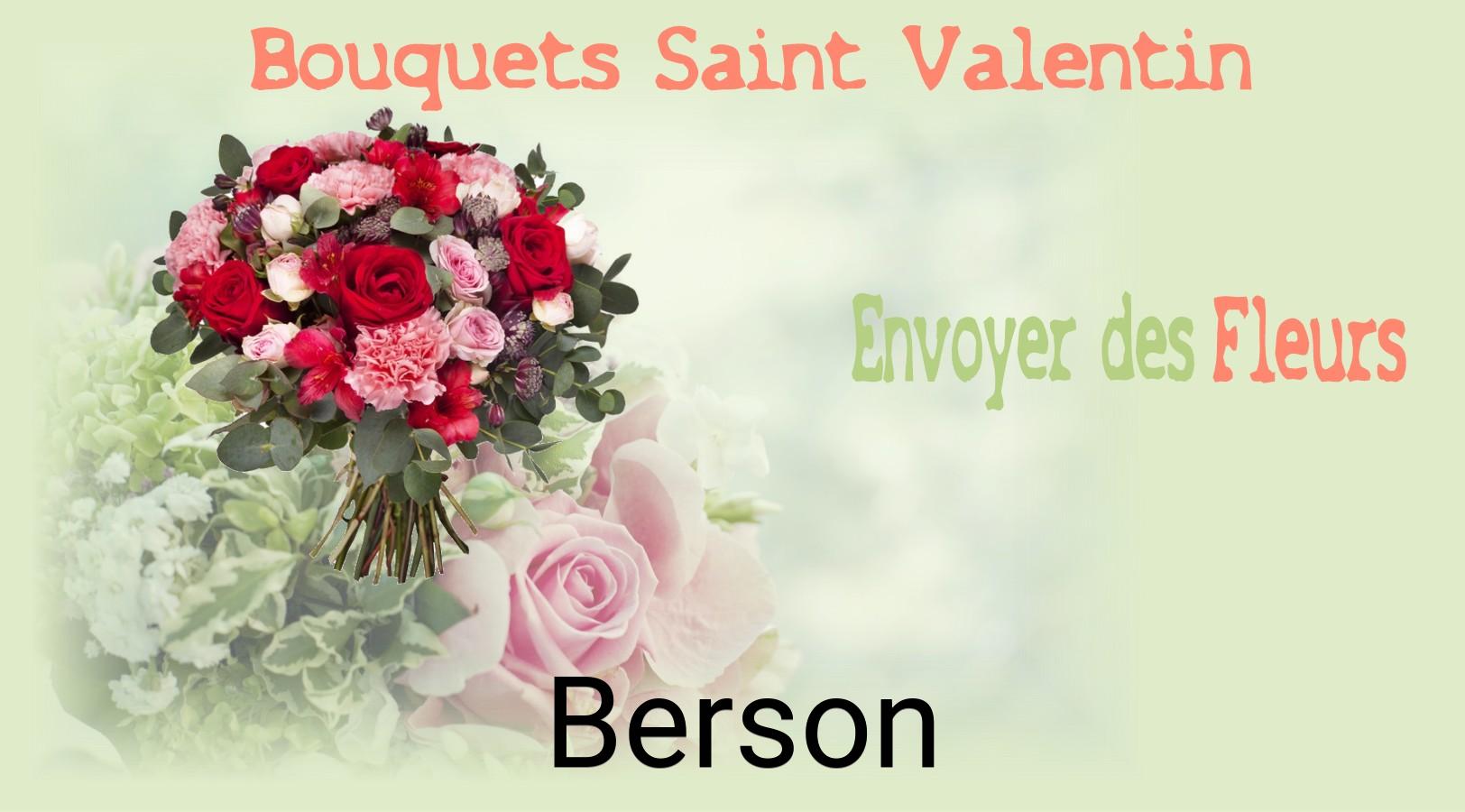 Roses de Saint-Valentin livrées à Berson